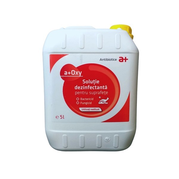 Solutie Dezinfectanta pentru SUPRAFETE, A+ OXY, Bidon 5L