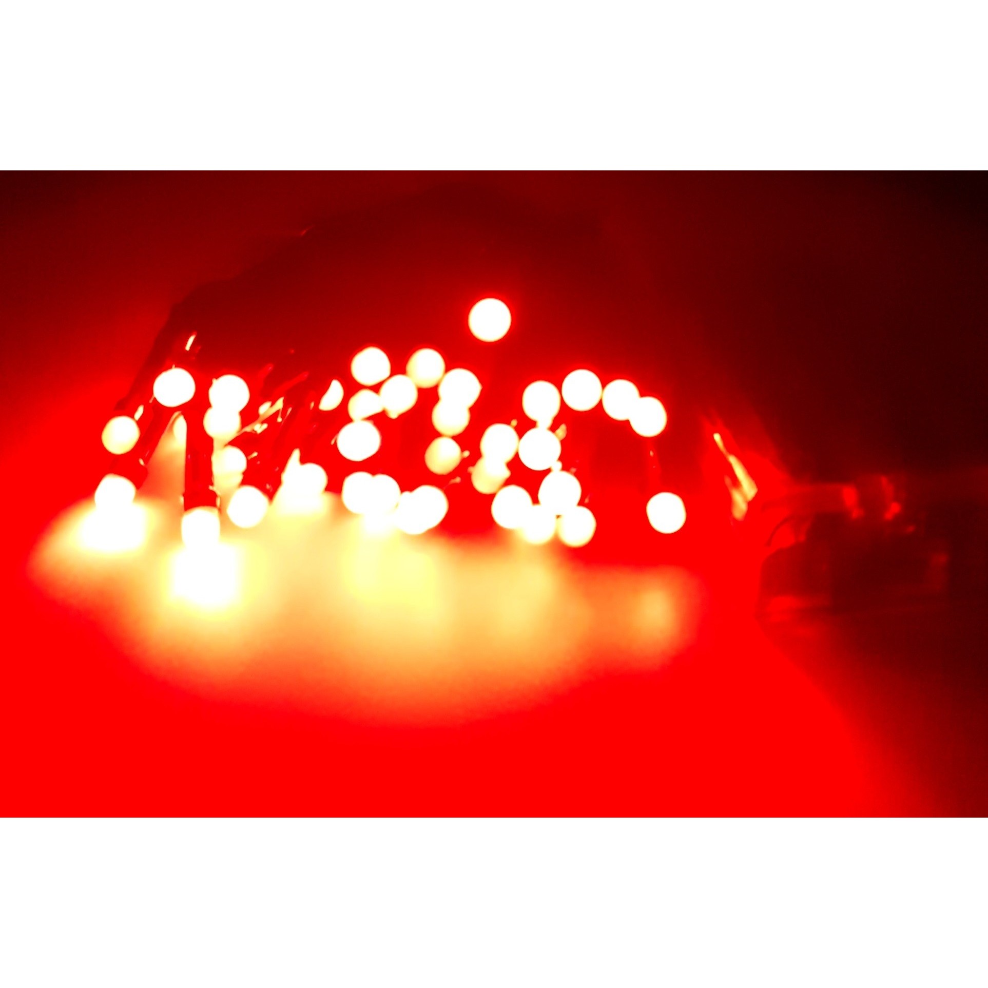 Instalatie de Craciun cu Baterii Fir Negru Tip Sir 4.5 m 50 LED -uri Rosu