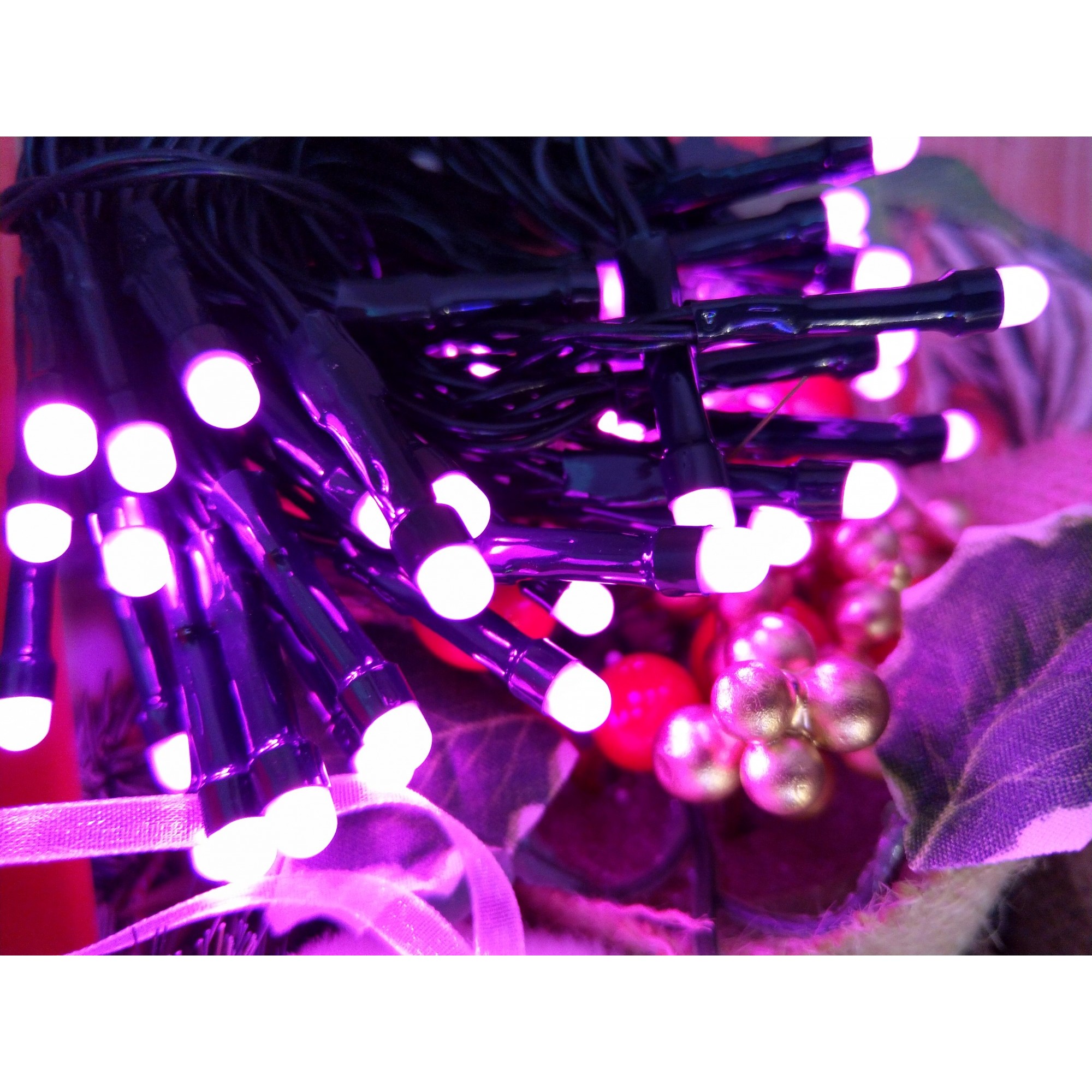 Instalatie de Craciun, Flippy®, Tip Sir cu Baterii, 3 m, 30 LED -uri, Mov