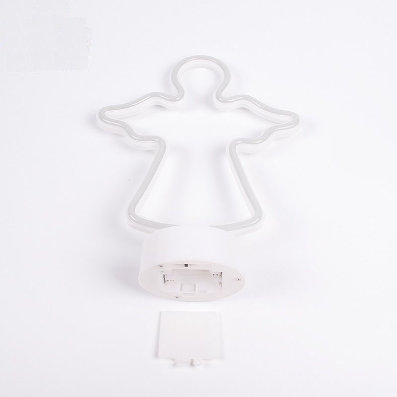 Decoratiune Luminoasa cu Baterii Ingeras Verde