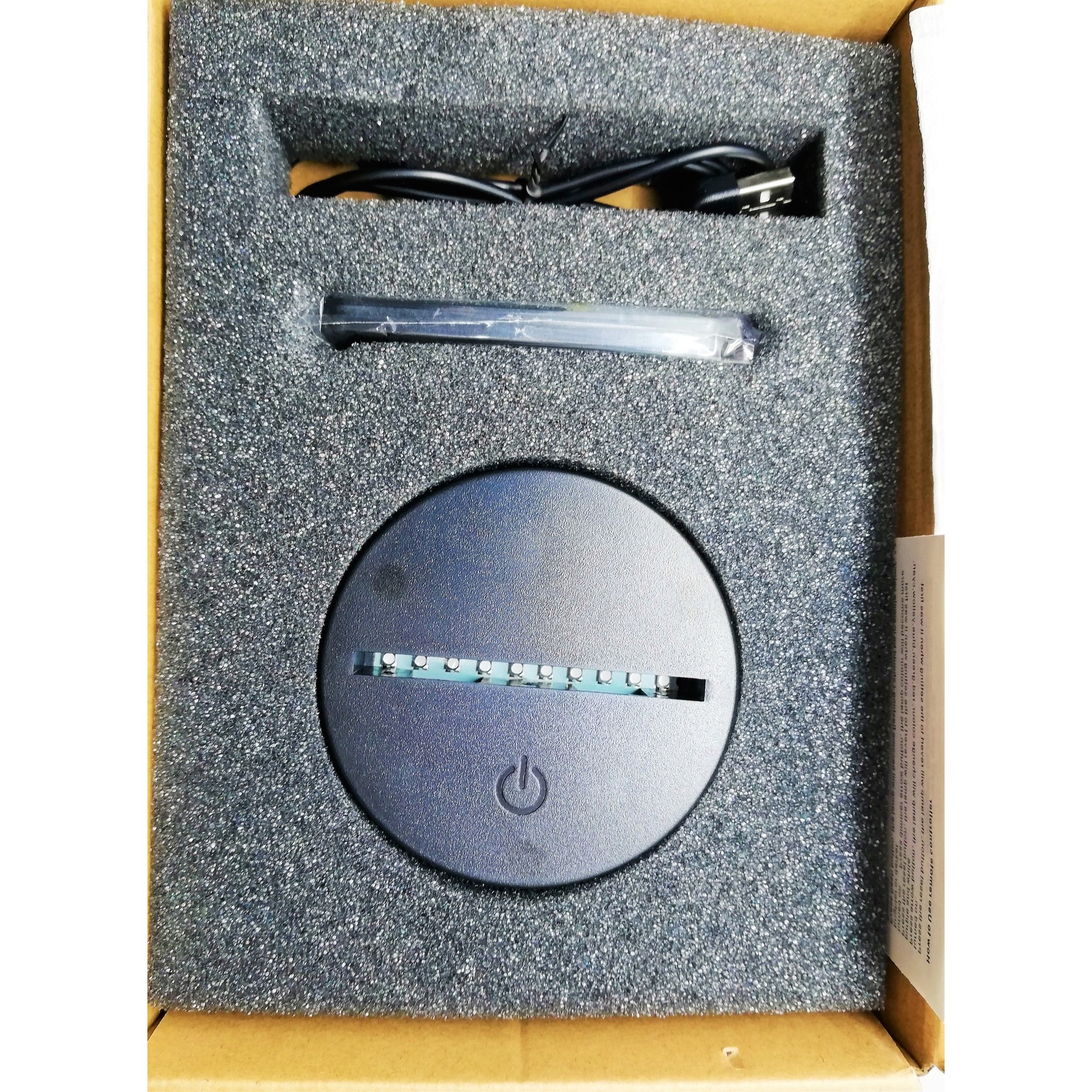 Lampa de Veghe cu Telecomanda si Baterii/USB 3D Model Balerina Multicolor