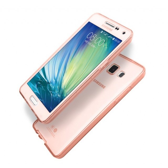 Husa de protectie Flippy® pentru Samsung A3 2016 Full Tpu 360 Roz Auriu