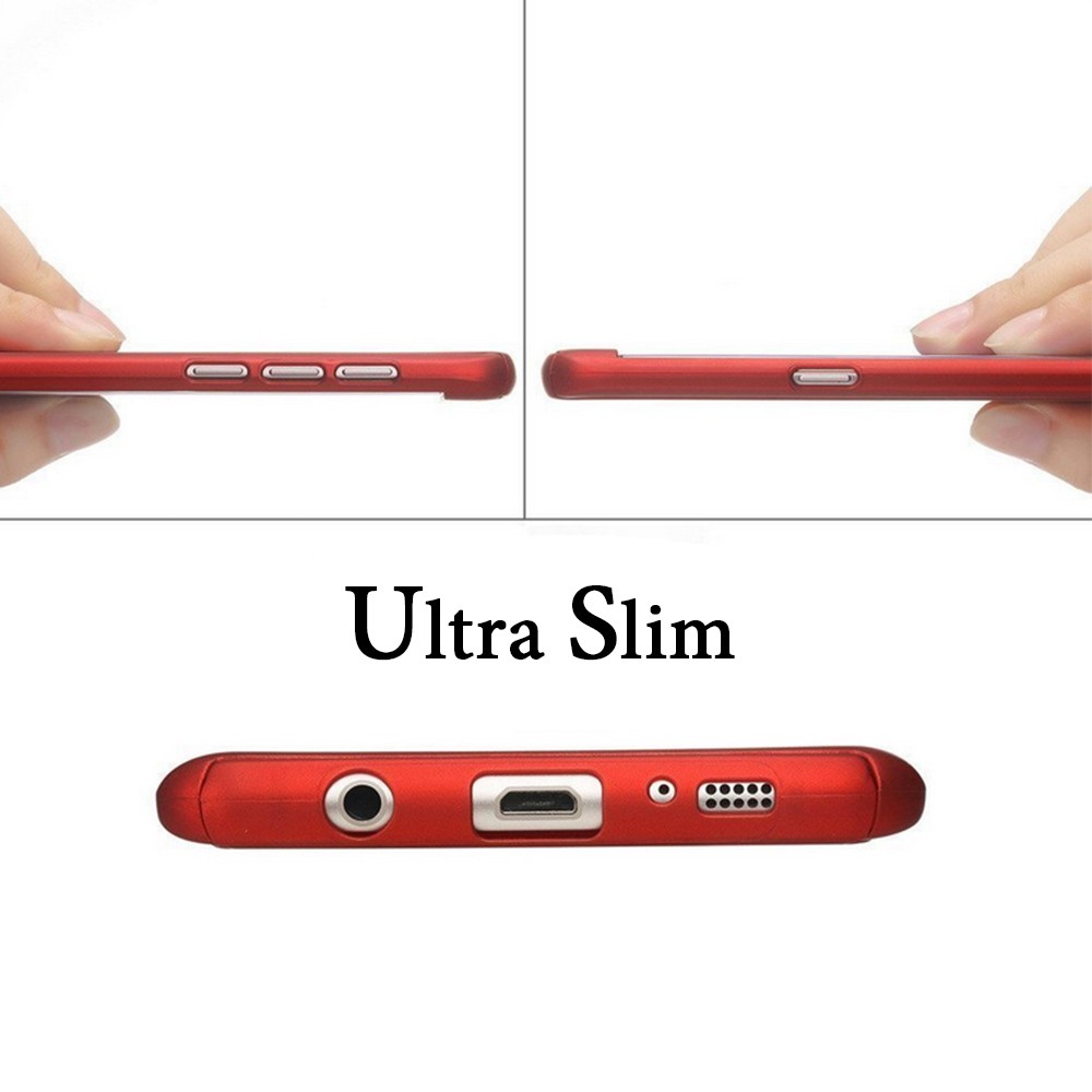 Husa Samsung Galaxy S8 Full Cover 360 Rosu + Folie de protectie