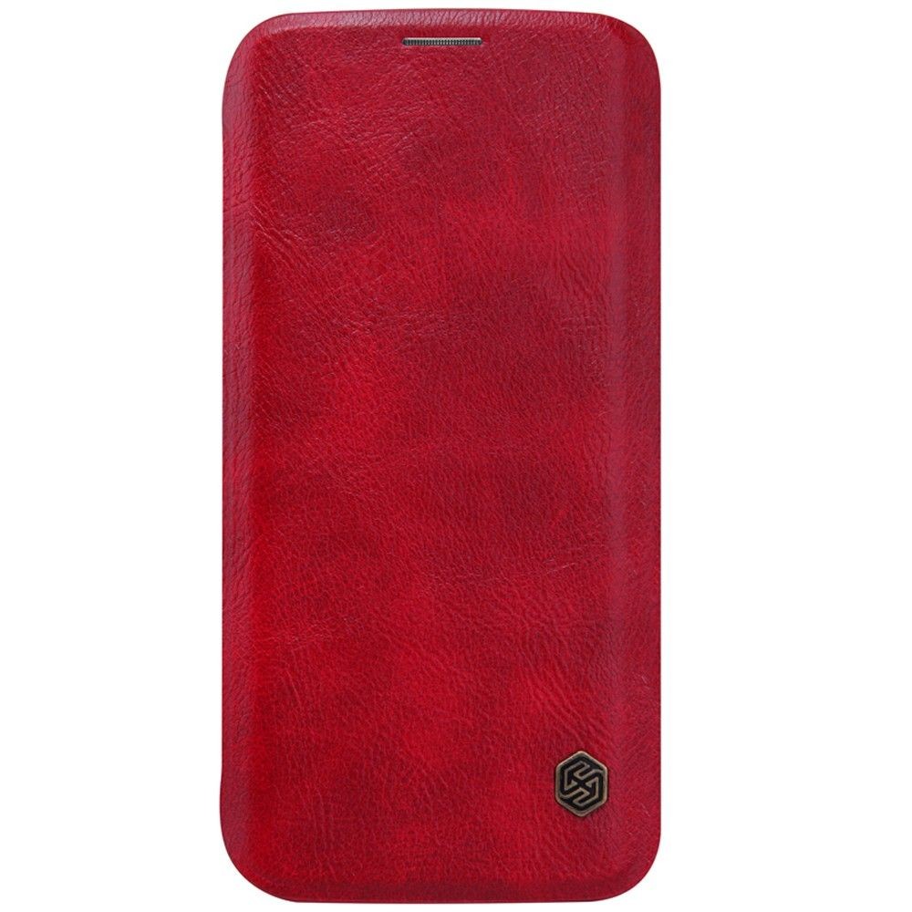 Husa Samsung Galaxy S7 Nillkin Qin Flip Rosu