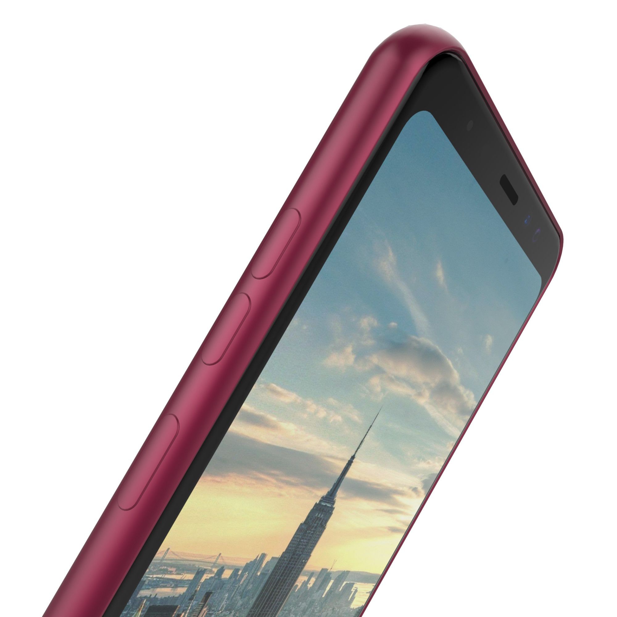 Husa Samsung Galaxy A8 2018 Luxury Case Burgundy