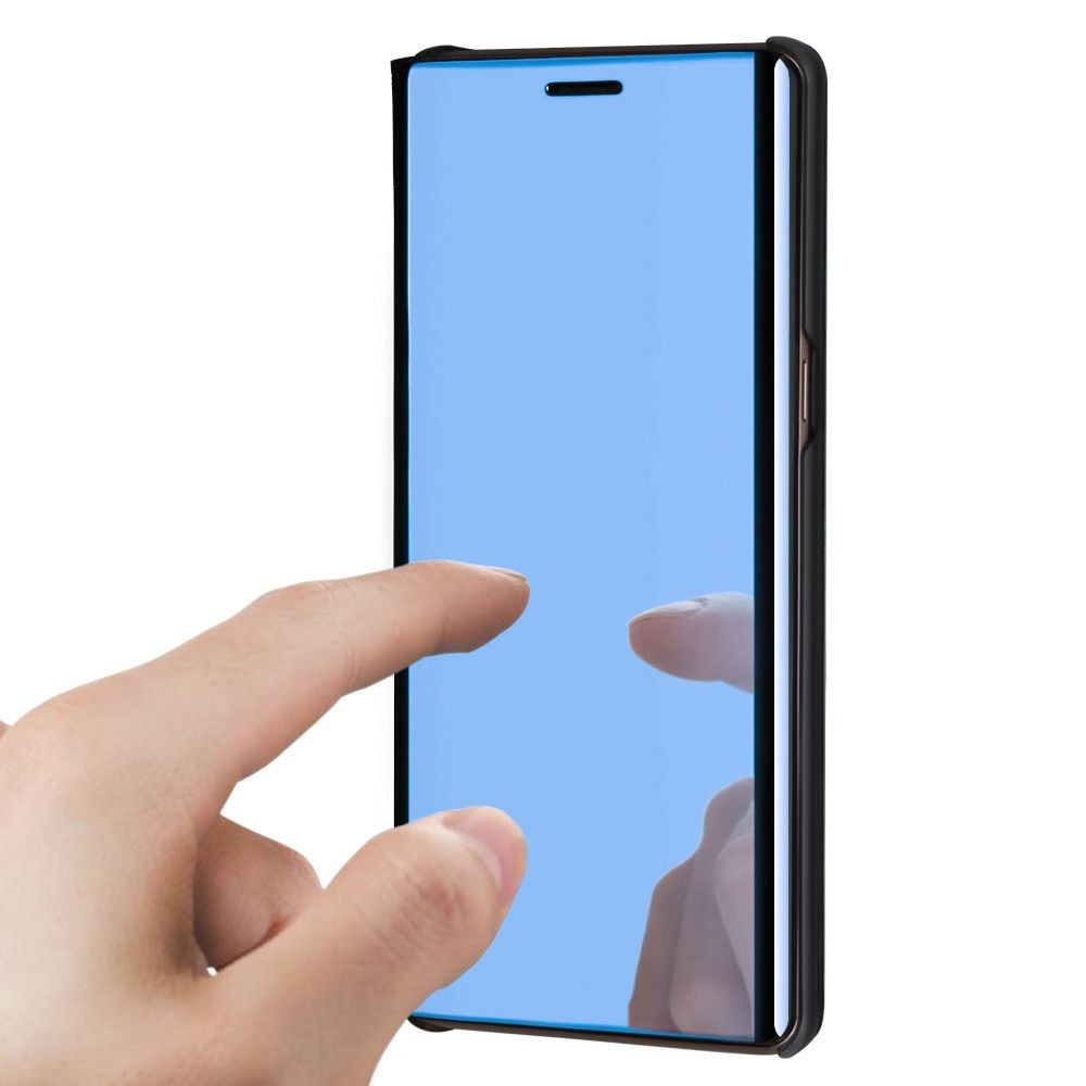 Husa Samsung Galaxy Note 8 Flip Cover Oglinda Albastru