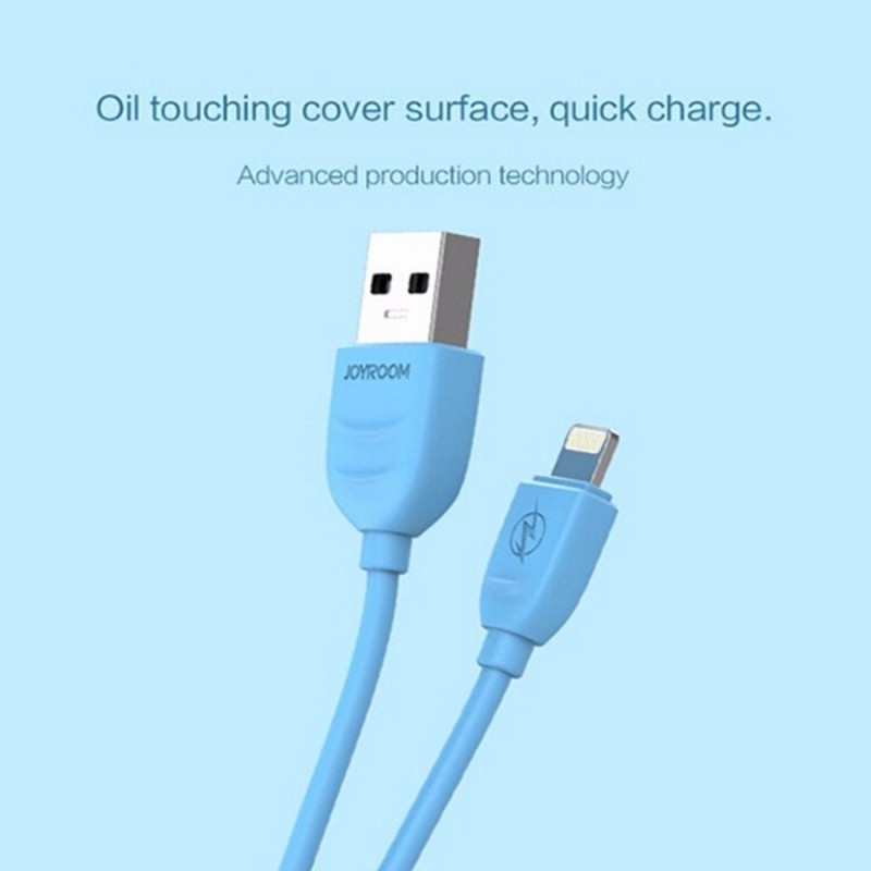 Cablu date Lightning Joyroom Fast Charging 2.4A Albastru 1 m Cod Produs 08079