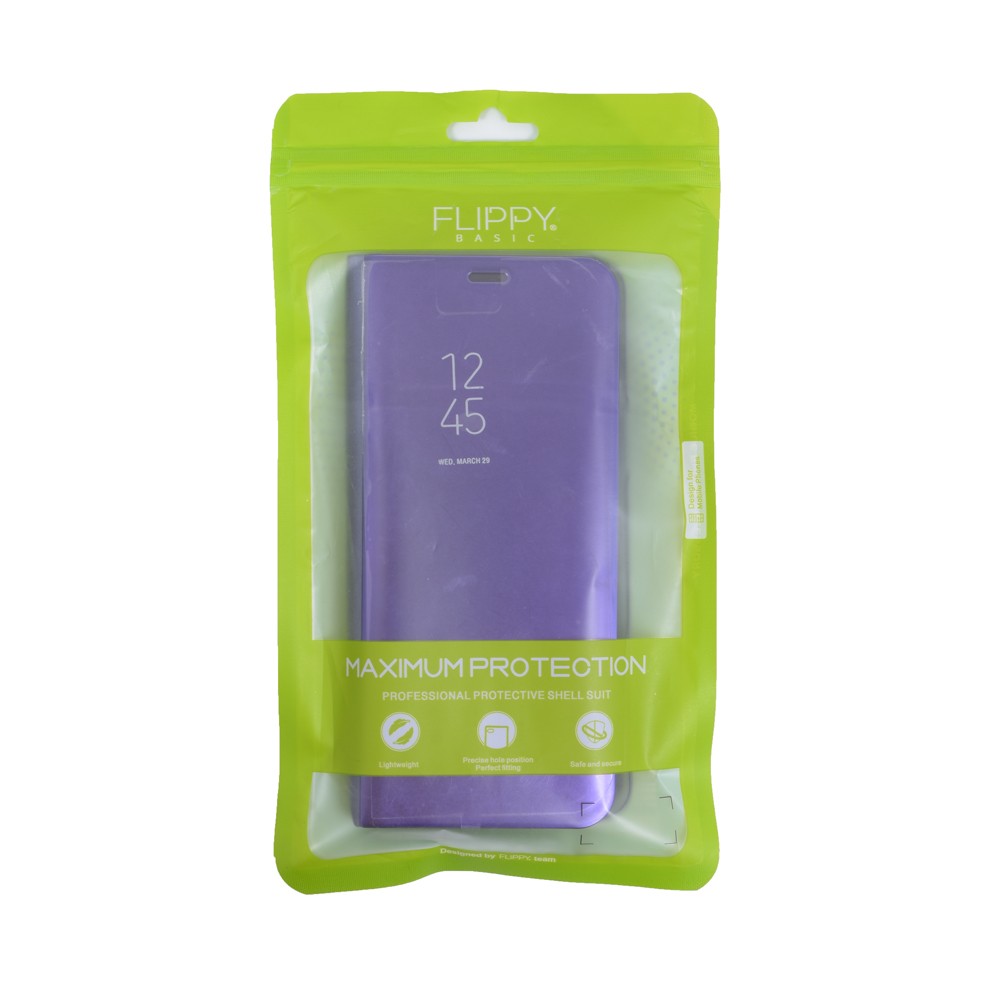 Husa Samsung Galaxy S7 Flip Cover Oglinda Negru