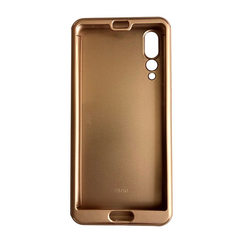 Husa Huawei P20 Pro Full Cover 360 Auriu + Folie de protectie