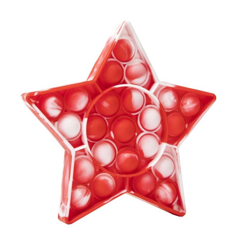 Jucarie Pop it Now & Flip it, Push Bubble Stea Multicolor Model 2