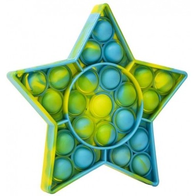 Jucarie Pop it Now & Flip it, Push Bubble Stea Multicolor Model 3