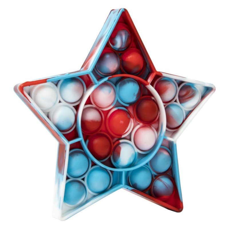 Jucarie Pop it Now & Flip it, Push Bubble Stea Multicolor Model 3
