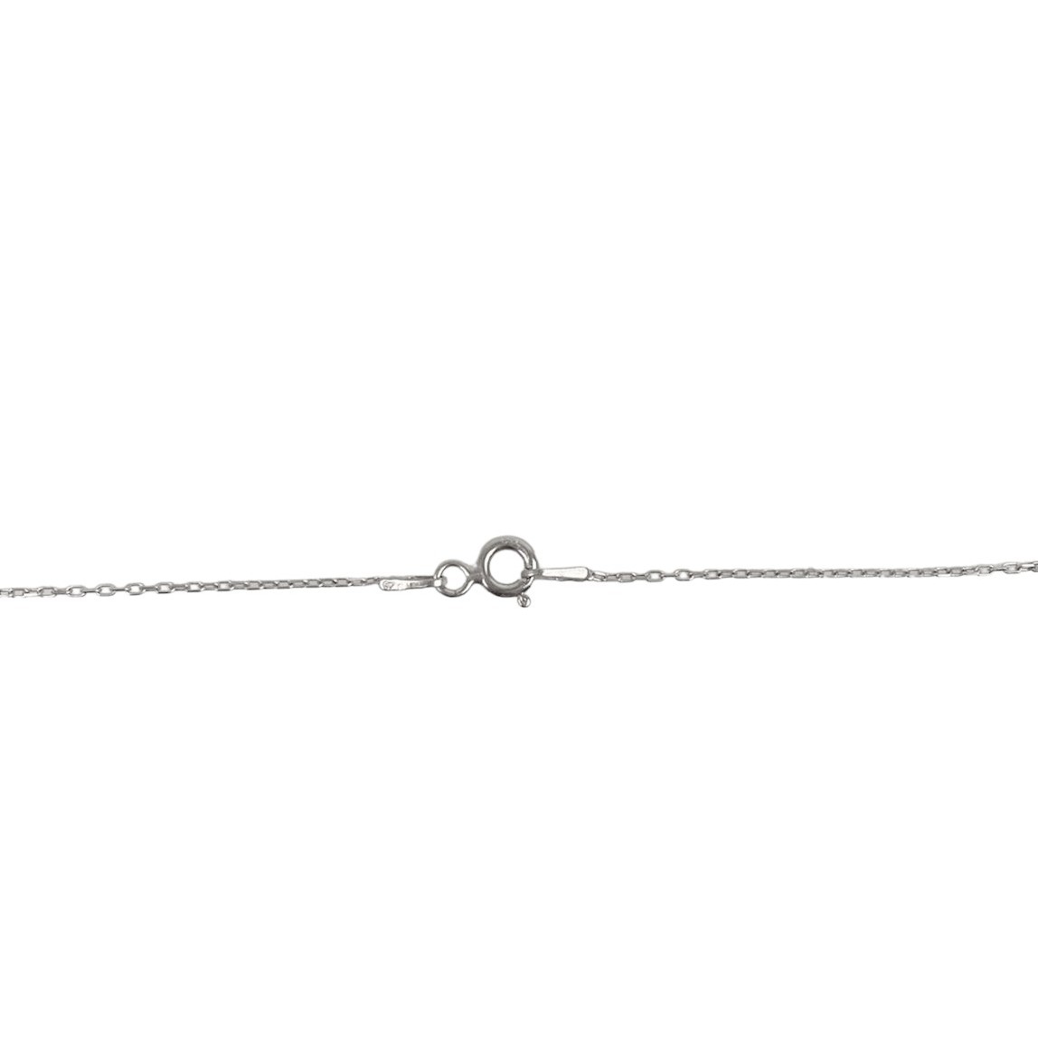 Colier Argint 925, Inima Contur cu Aripi 40 cm