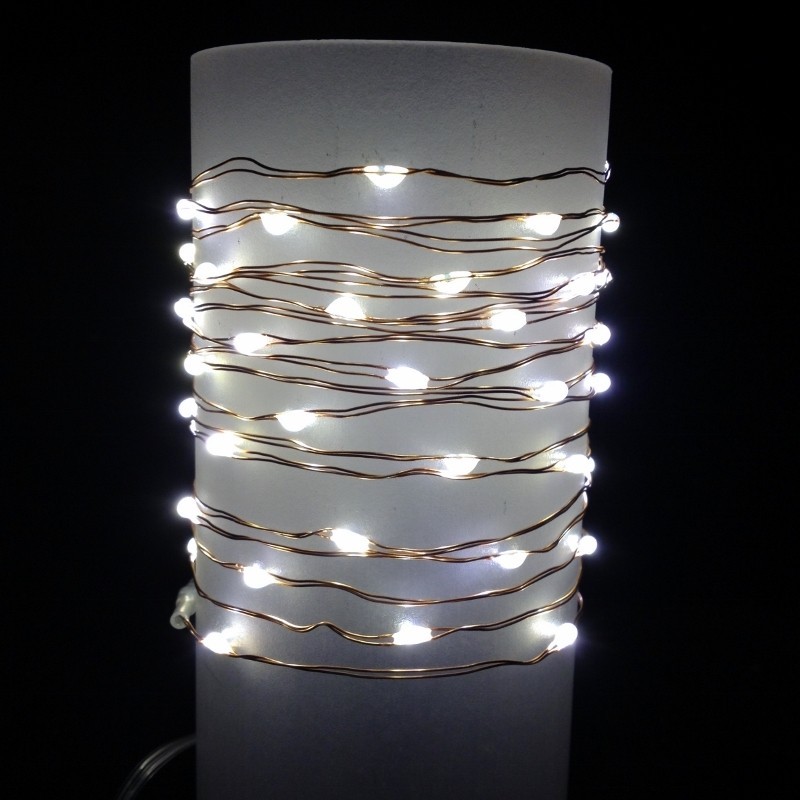 Sectiune Instalatie de Craciun, Flippy®, Tip Franjuri, 5 m, 143 LED-uri, cu 8 Jocuri de Lumini, Fir de Cupru, Lumina Alb Rece, IP44, Interconectabila
