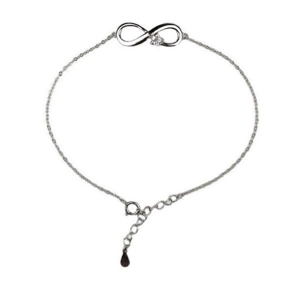 Bratara Argint 925 Infinit cu Floare