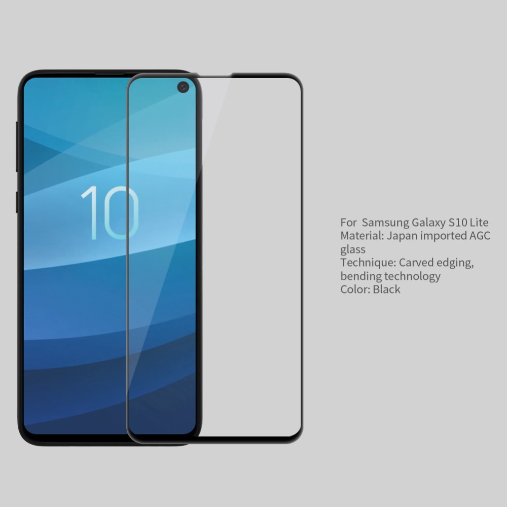 Folie Sticla Flippy® compatibila cu Samsung Galaxy S10 E, 111D, Negru