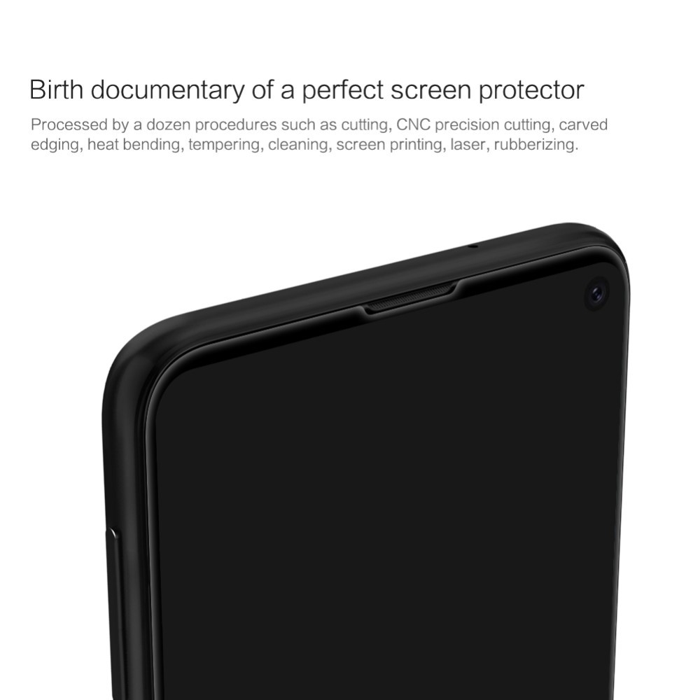 Folie Sticla Flippy® compatibila cu Samsung Galaxy S10 E, 111D, Negru