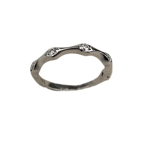Inel Argint 925, Molecula cu Zirconii M52