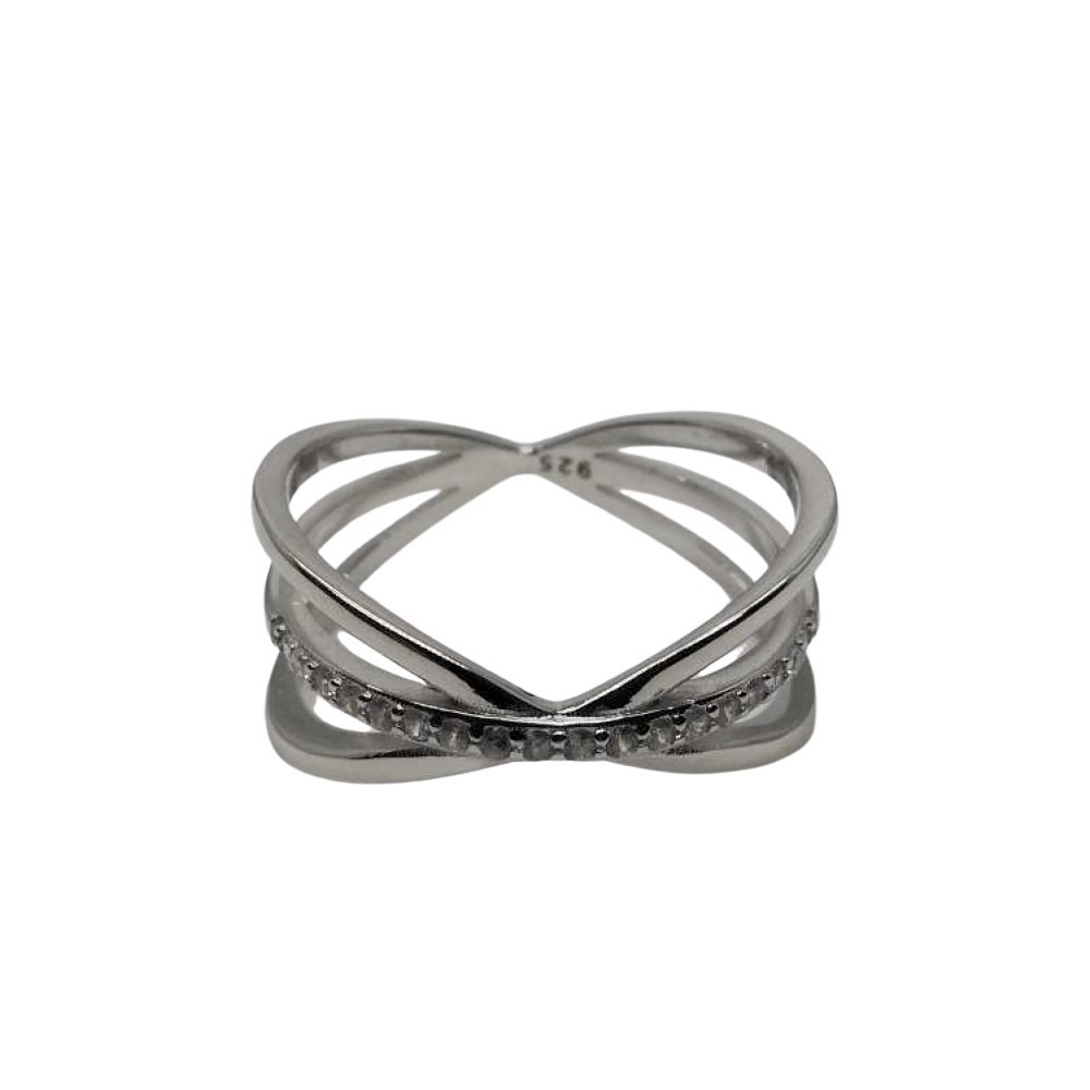 Inel Argint 925 Sfera cu Zirconii M 55