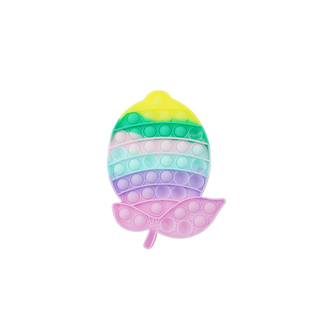 Jucarie antistres din silicon, Pop it Now and Flip It, Lamaie, Multicolor