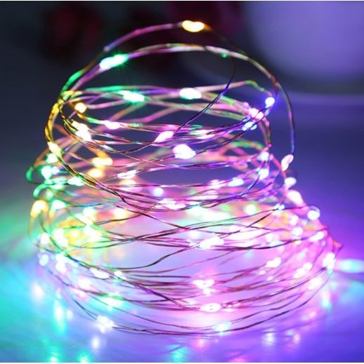 Instalatie Craciun, 10 metri, 100 LED-uri, multicolor RGB, sincronizare muzica, telecomanda 12 de functii, USB, fir cupru, liniar, interior/exterior, Flippy