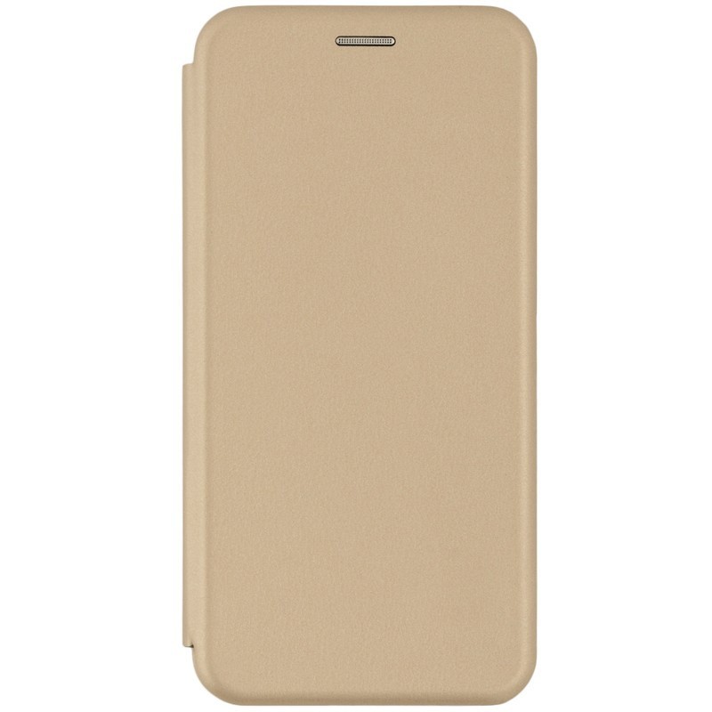 Husa de protectie Flippy compatibila cu Apple iPhone 12 Magnet Book Case Auriu