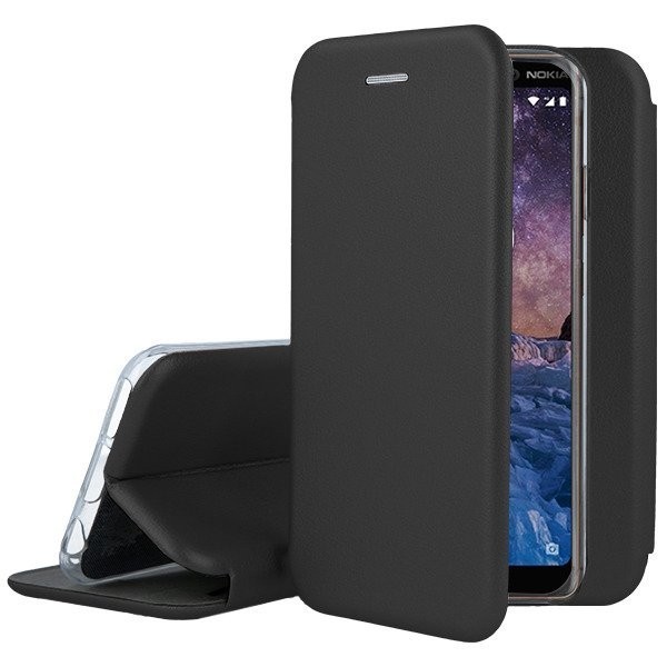 Husa de protectie Flippy compatibila cu Apple iPhone 12 Magnet Book Case Negru