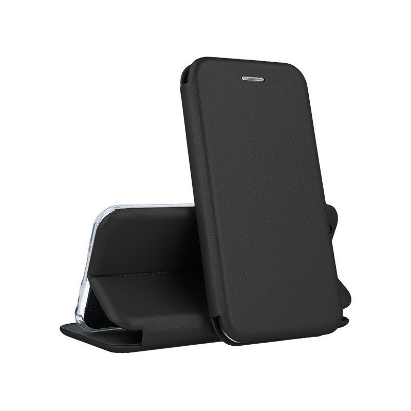 Husa de protectie Flippy compatibila cu Apple iPhone 12 Magnet Book Case Negru