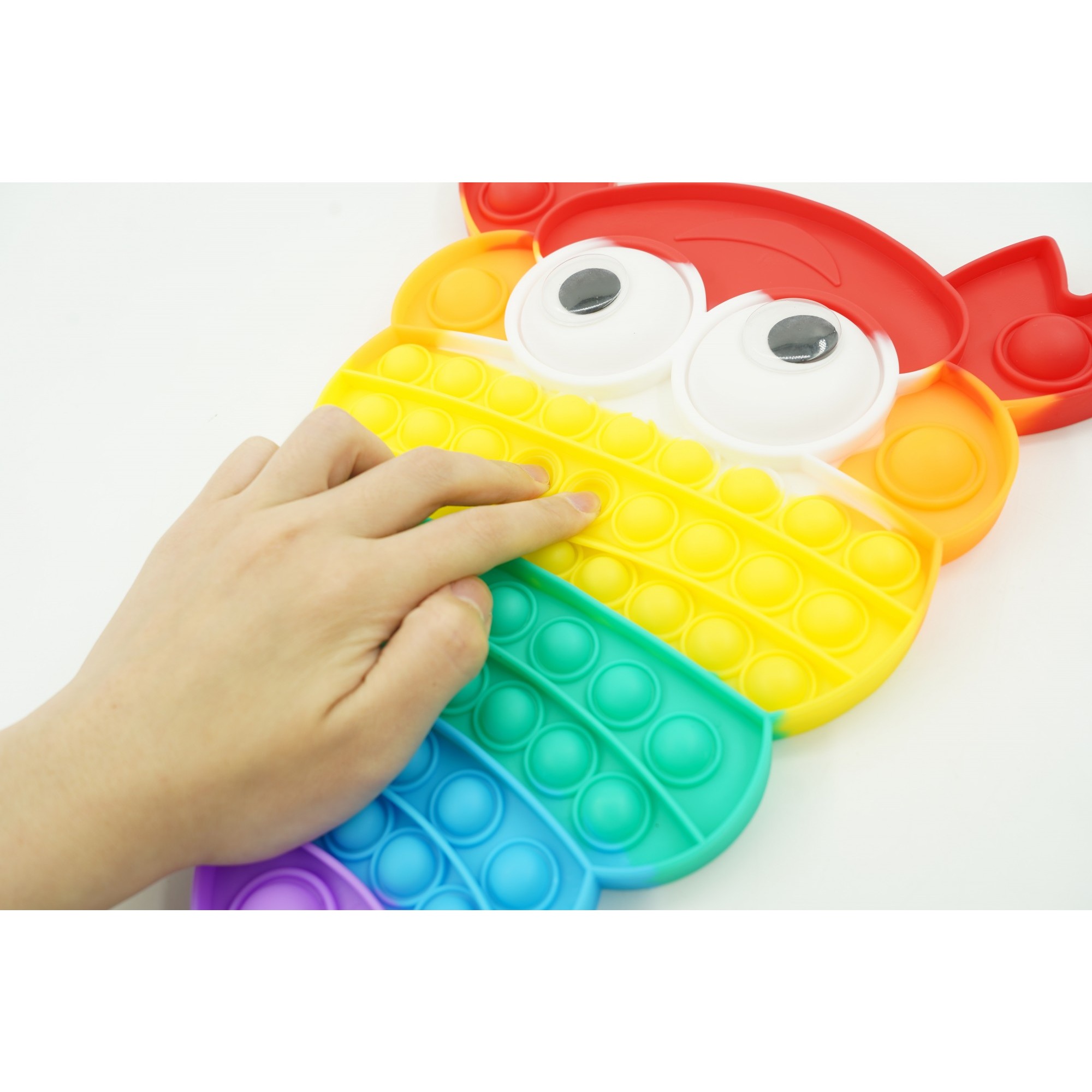 Jucarie antistres din silicon, Flippy, Pop It Now and Flip It, Albina mare, Multicolor