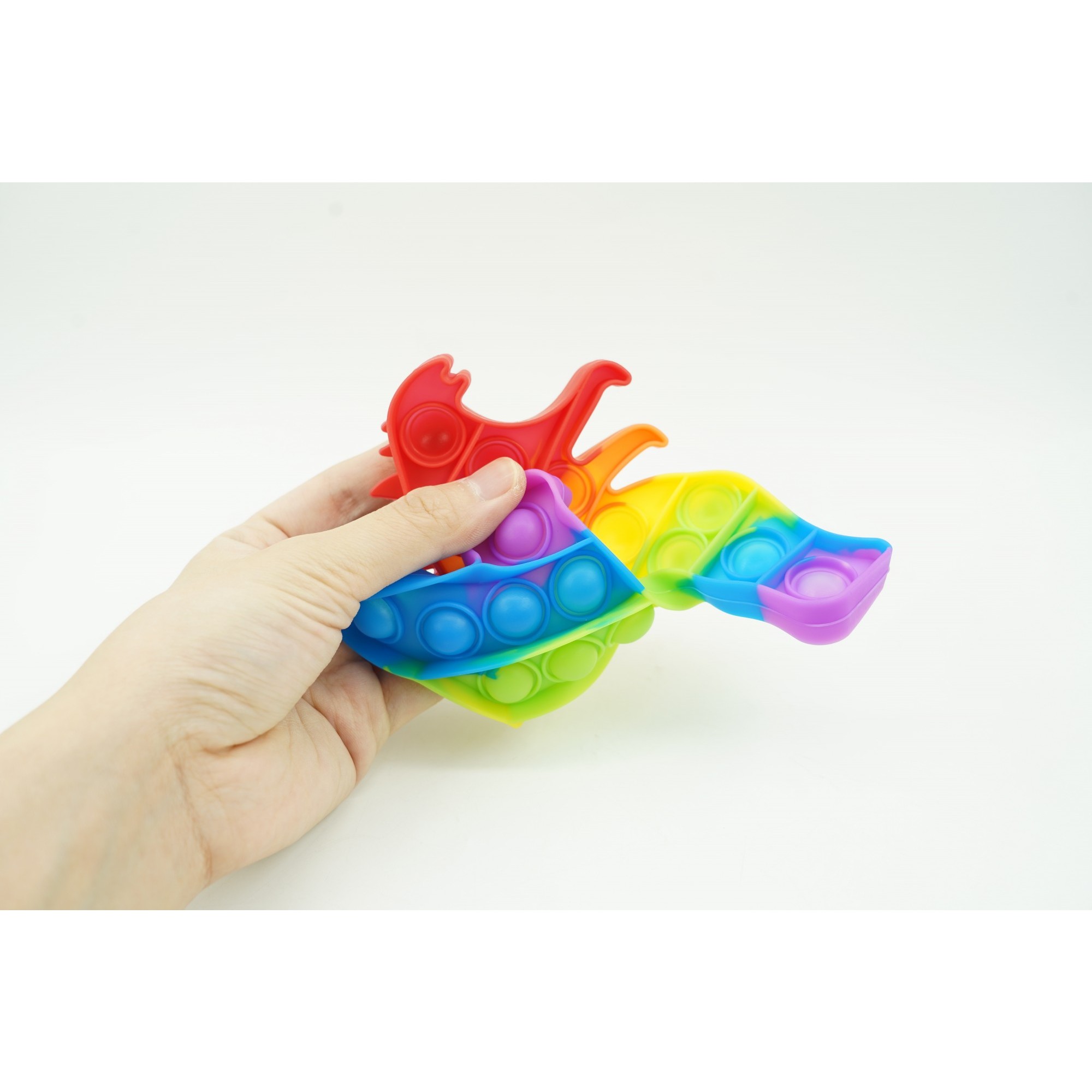 Jucarie antistres din silicon, Flippy, Pop It Now and Flip It, Monstru, Multicolor