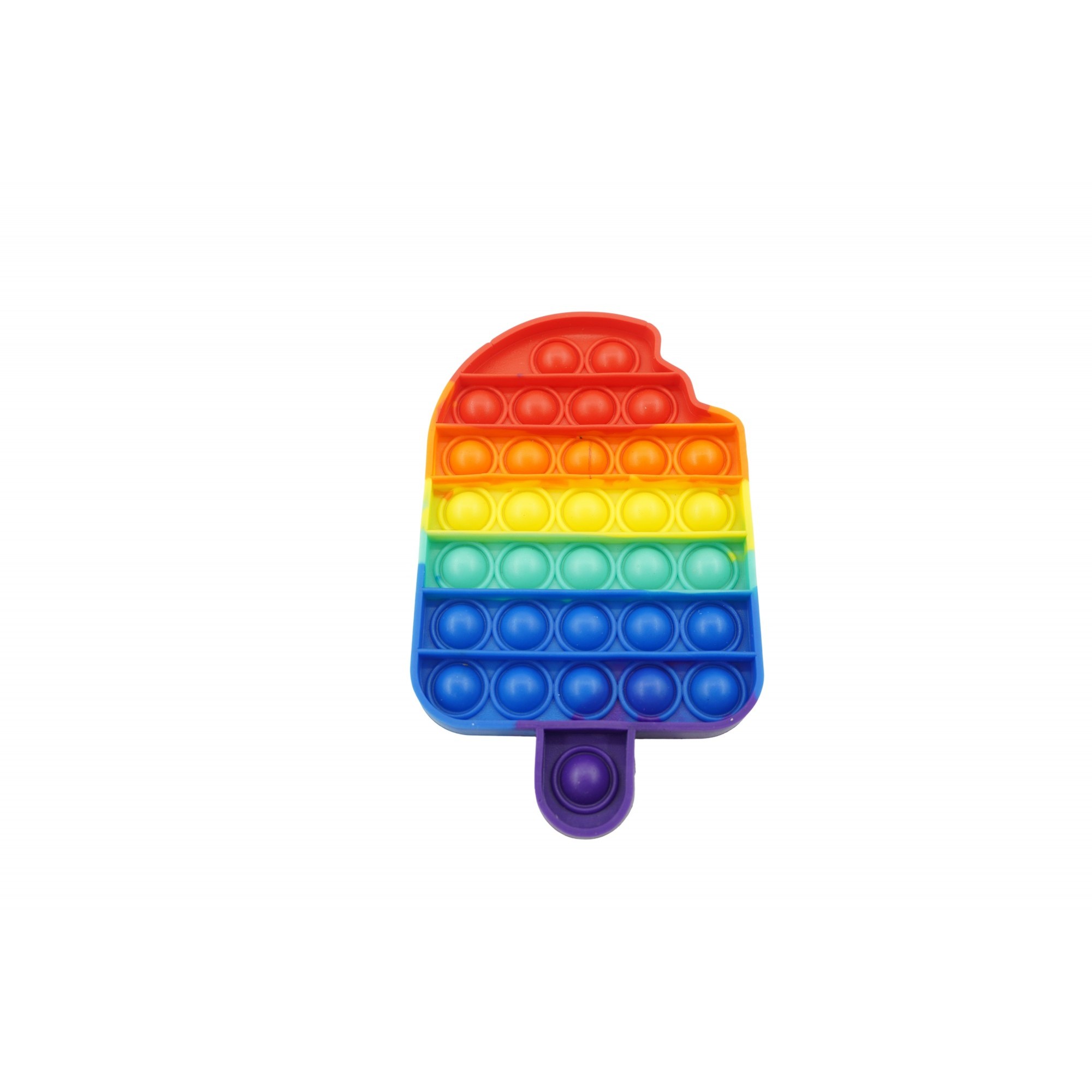 Jucarie antistres din silicon, Pop It Now and Flip It, Inghetata, Multicolor, V2
