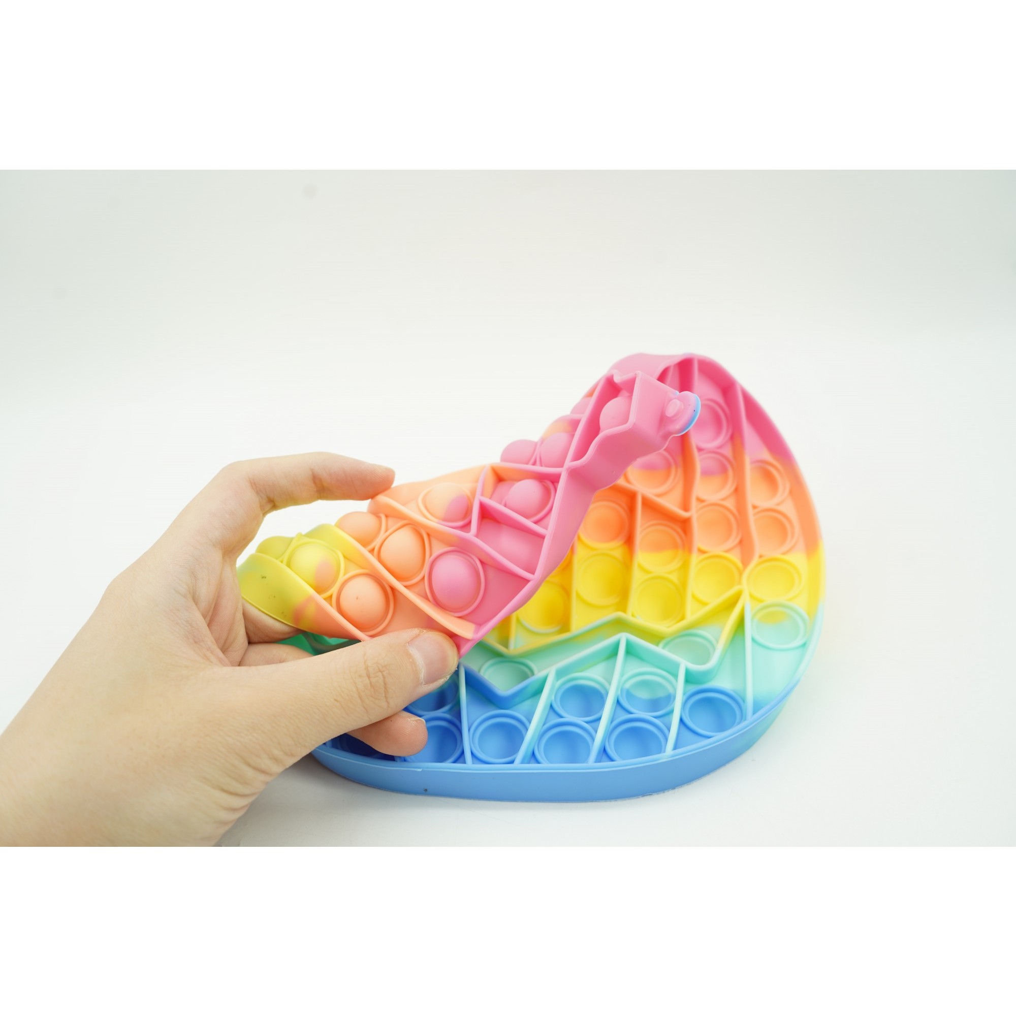 Jucarie antistres din silicon, Flippy, Pop It Now and Flip It, Dovleac Halloween, Multicolor