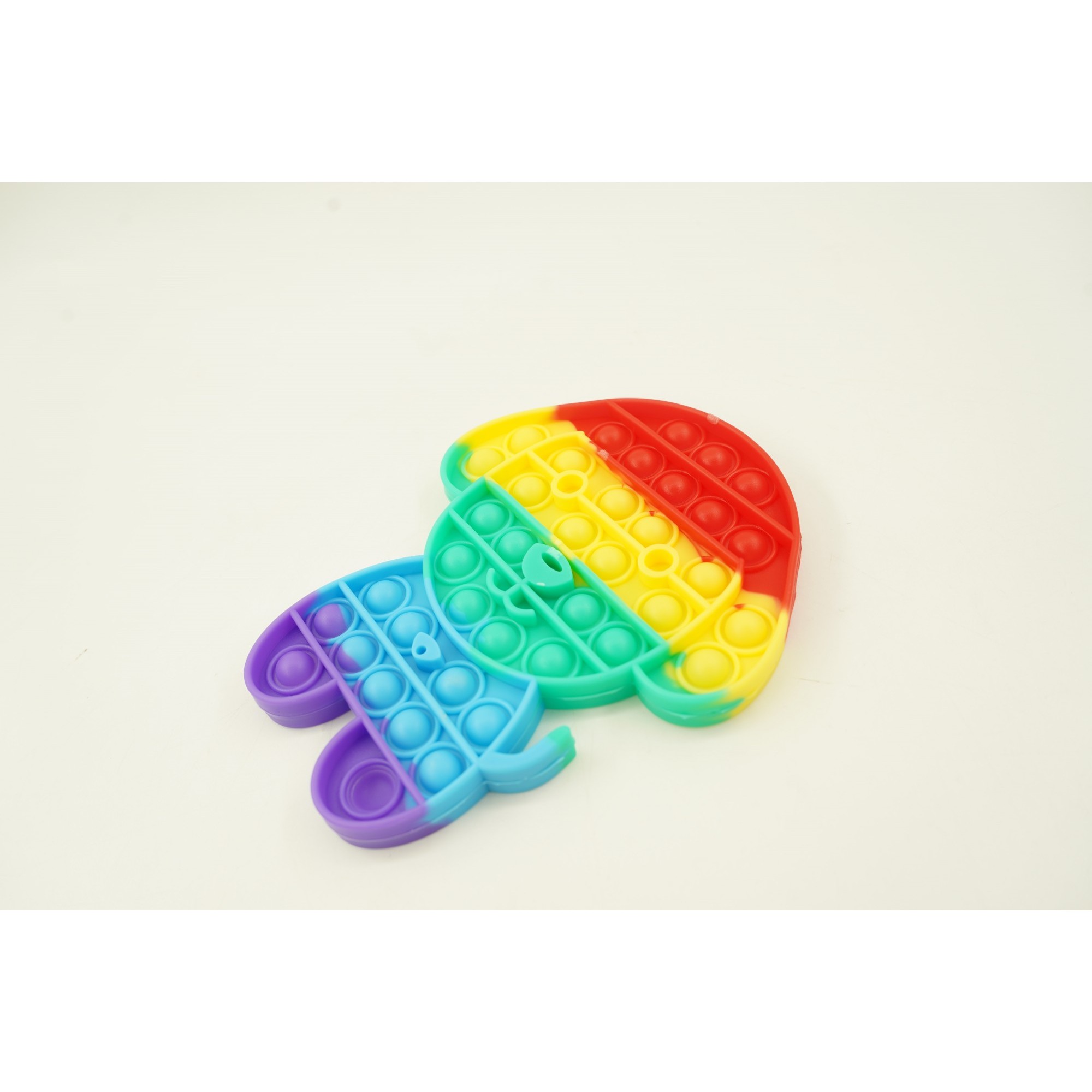 Jucarie antistres din silicon, Flippy, Pop It Now and Flip It, Catel, Multicolor