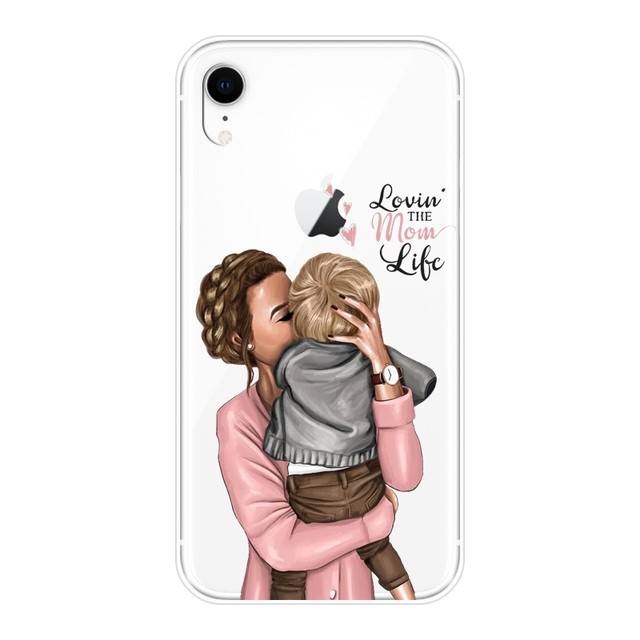 Husa protectie, Flippy, compatibila cu Apple iPhone 12 Pro Max Glass print Lovin the Mom Multicolor