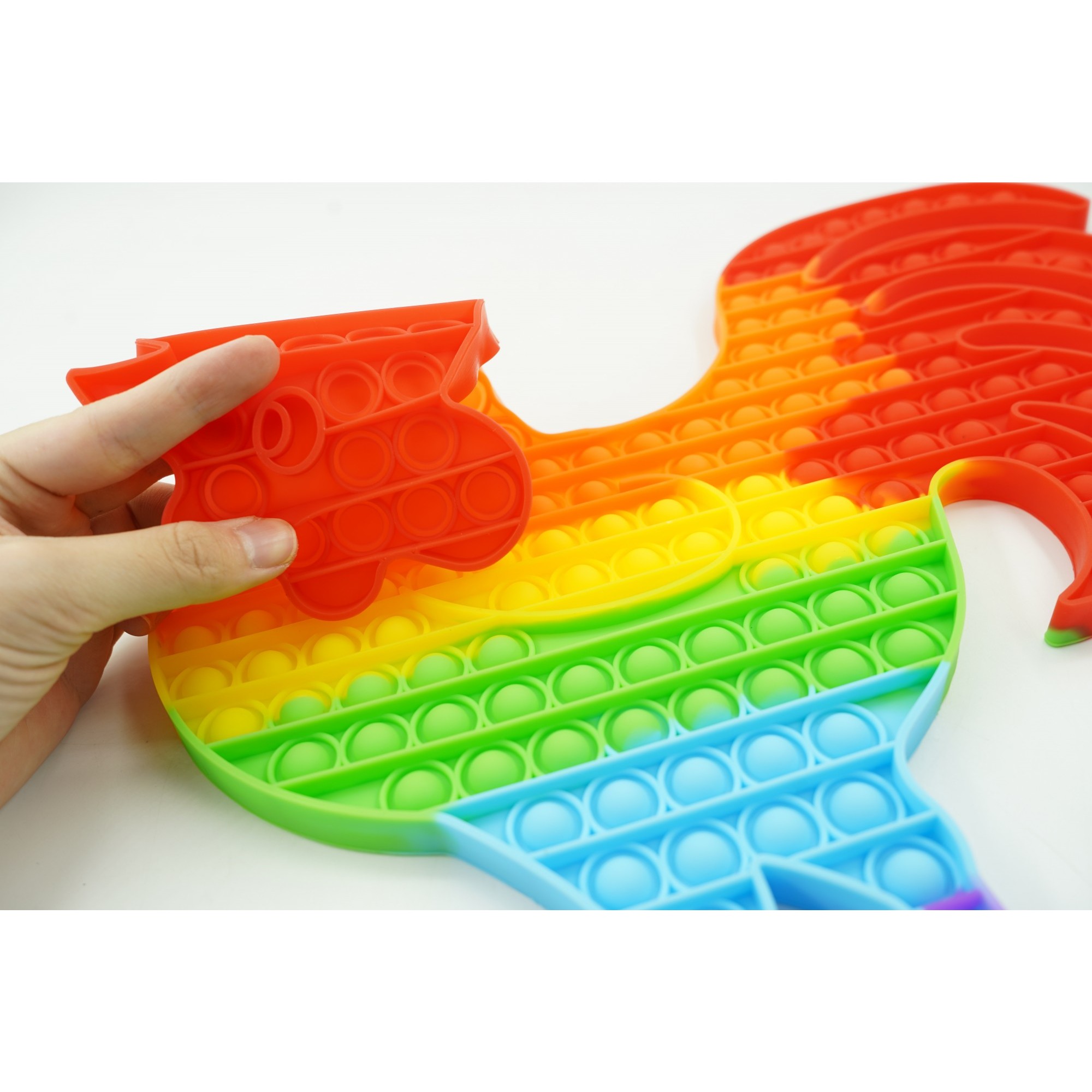 Jucarie antistres din silicon, Flippy, Pop It Now and Flip It, Cocos, Multicolor