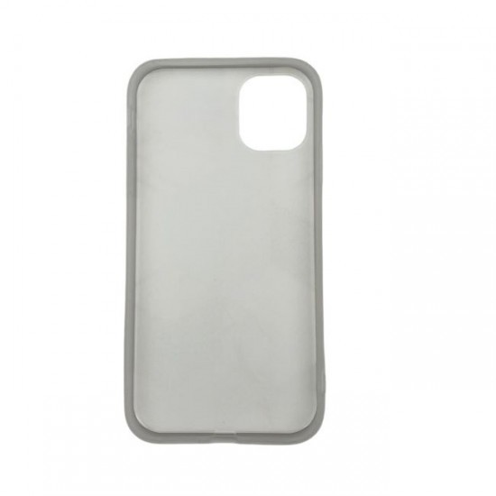 Husa protectie pentru Samsung A21S Soft IMD TPU Marble Geometric Verde