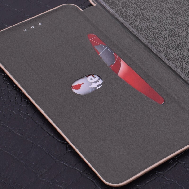 Husa protectie Flippy compatibila cu iPhone XR Magnet Book Case Roz-Auriu