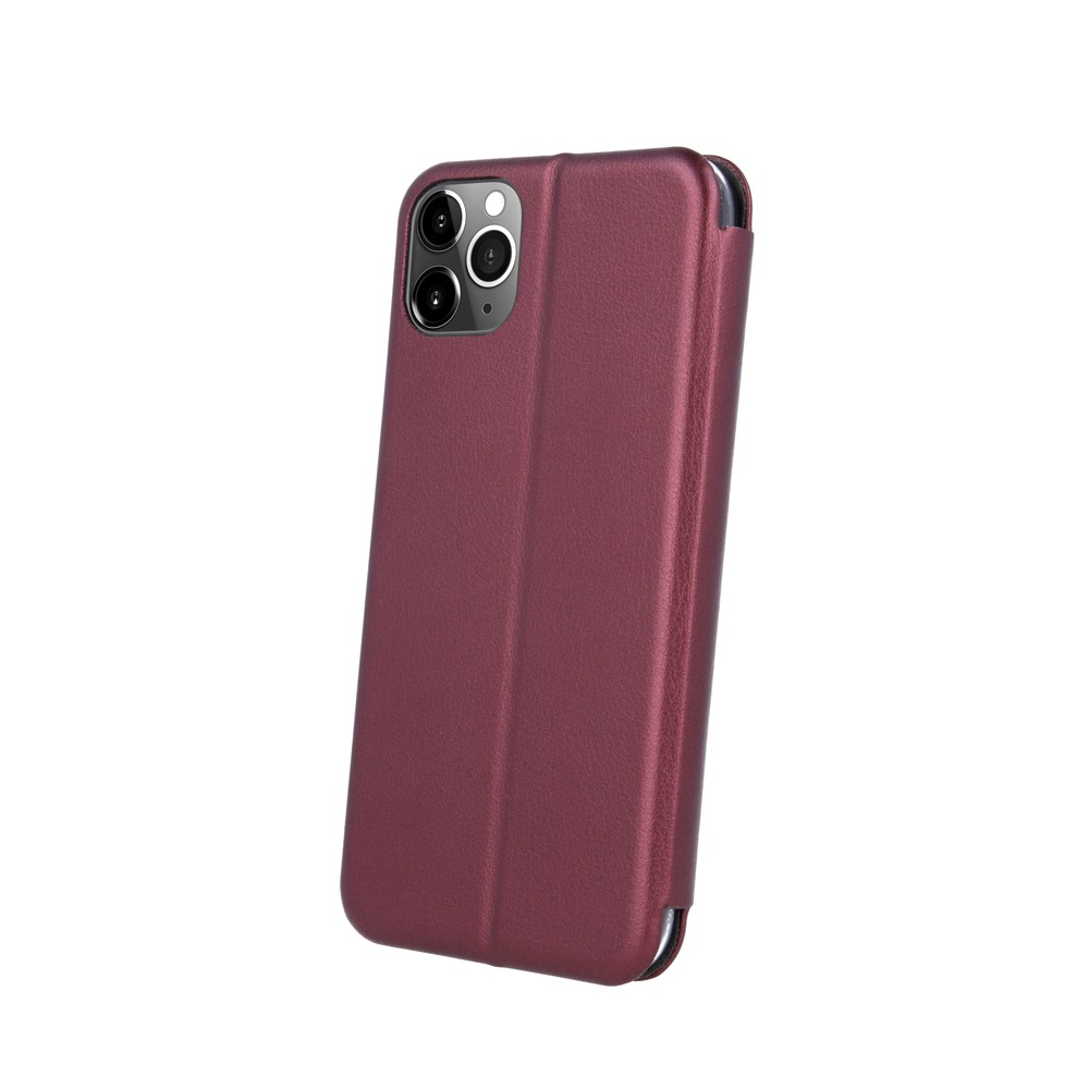 Husa de protectie Flippy compatibila cu Samsung Galaxy S21 5G Magnet Book Case Bordeaux