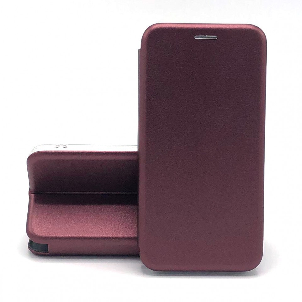 Husa de protectie Flippy compatibila cu Oppo A53 Magnet Book Case Bordeaux