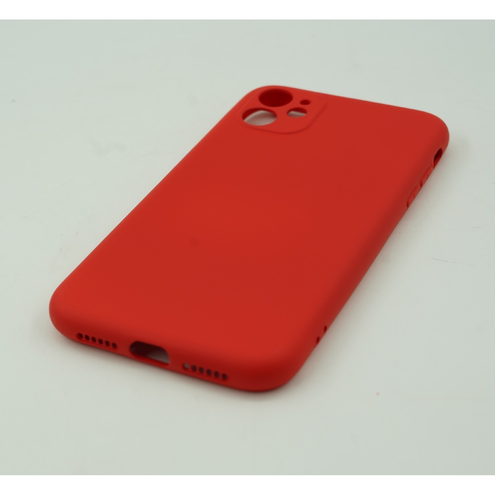 Husa protectie Flippy compatibila cu Huawei Y7 2019 Liquid Silicone Case Rosu