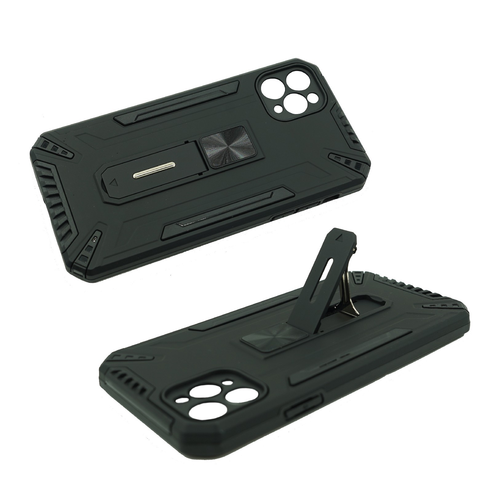 Husa de protectie Flippy pentru Apple iPhone XR Defender Sergeant Brave cu suport, Negru