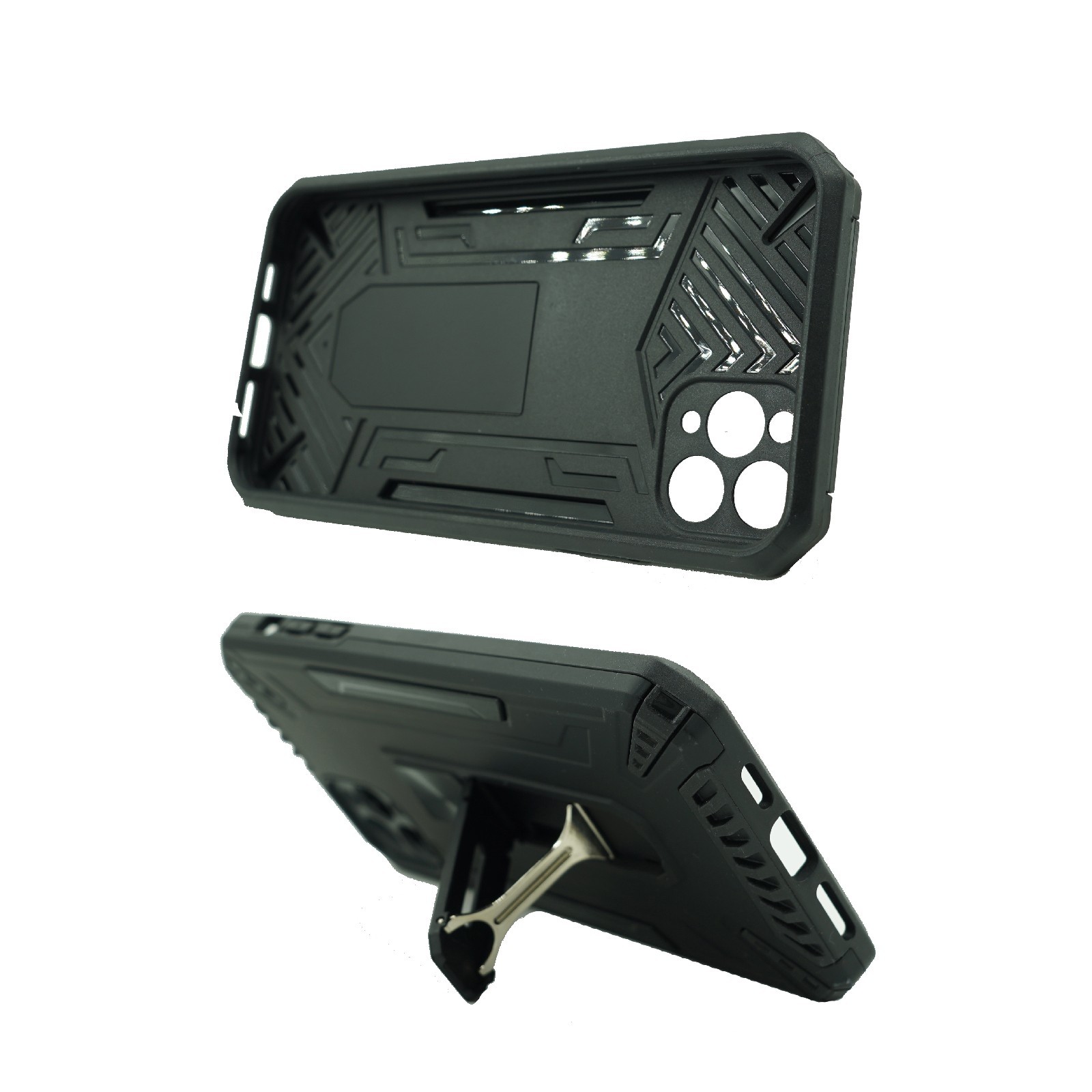 Husa de protectie Flippy pentru Apple iPhone XR Defender Sergeant Brave cu suport, Negru