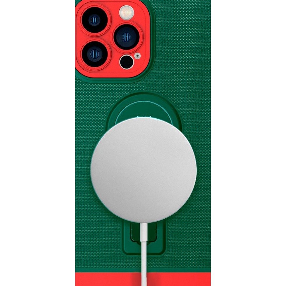 Husa Armor Design, Flippy, pentru Apple iPhone 12, cu Stand, Suport Auto Magnetic, Wireless Charge, Verde/Rosu Husa Armor Design, Flippy, pentru Apple iPhone 12, cu Stand, Suport Auto Magnetic, Wireless Charge, Verde/Rosu