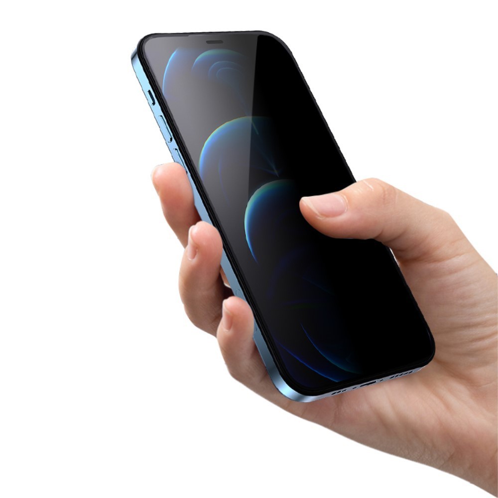 Folie ecran Flippy pentru iPhone 14, Sticla Privacy, Transparenta, Protectie Completa