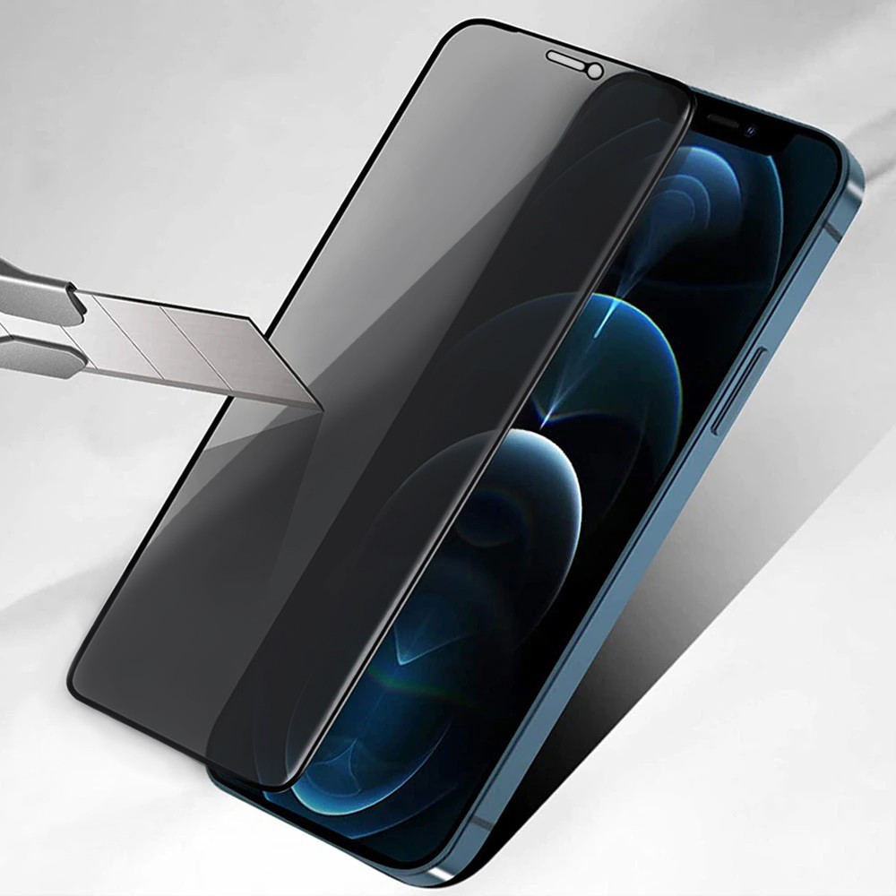 Folie ecran Flippy pentru iPhone 14, Sticla Privacy, Transparenta, Protectie Completa
