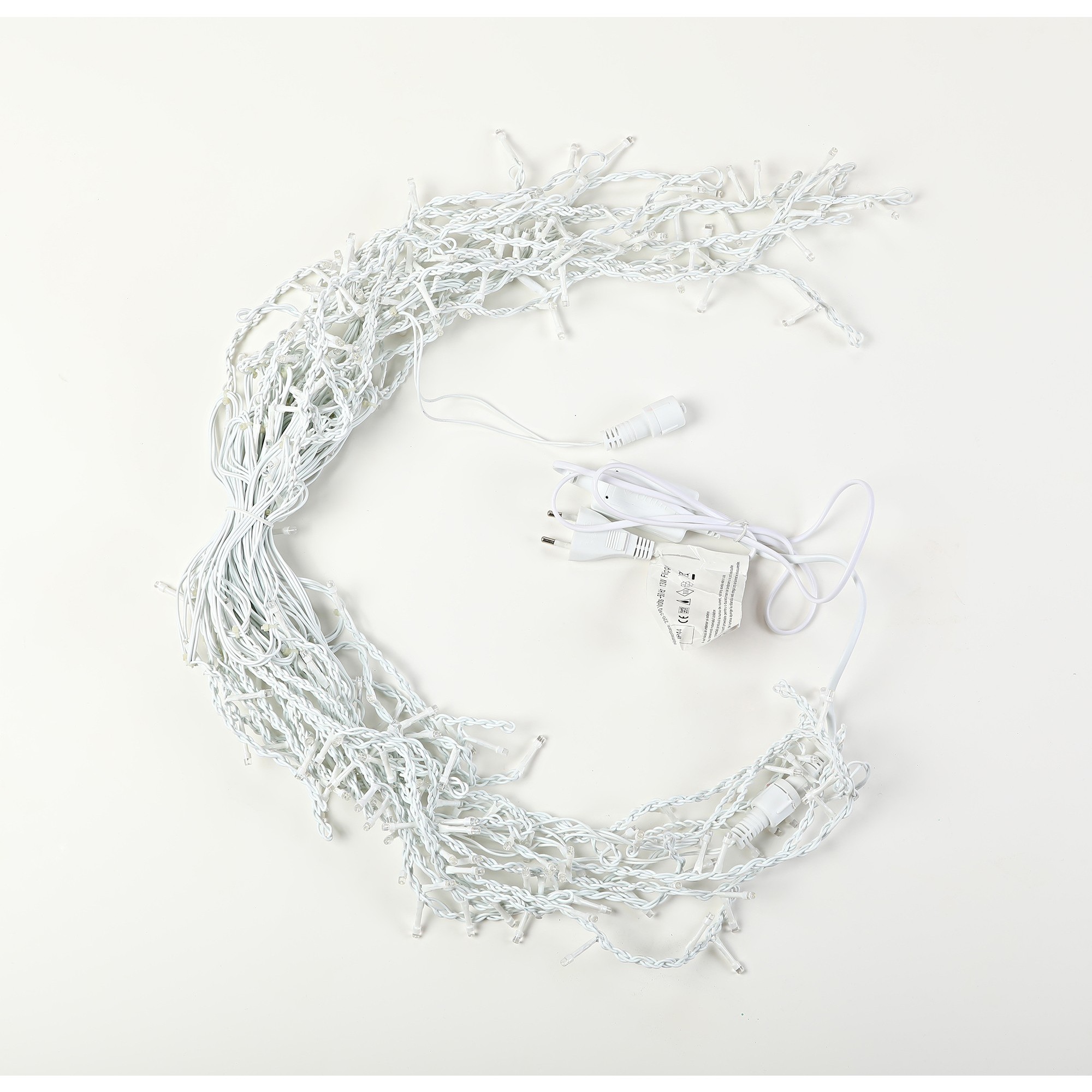 Instalatie de Craciun, Premium Flippy®, Tip Franjuri cu Flash, 8 m, 252 LED-uri, Multicolor, Interconectabila