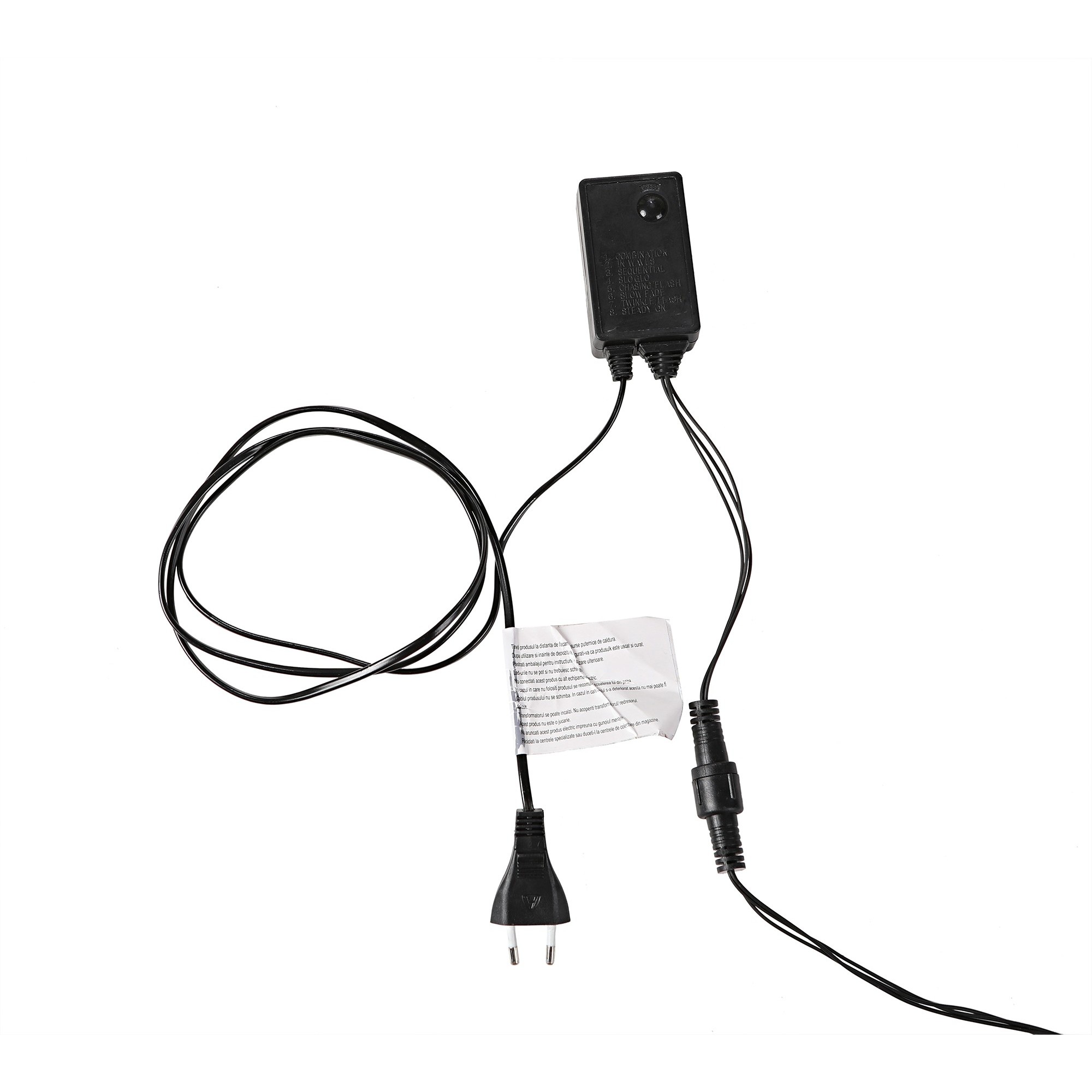 Instalatie de Craciun Premium Flippy® Tip Franjuri cu Joc de Lumini 8 m 360 LED-uri Albastru 2109B Interconectabila