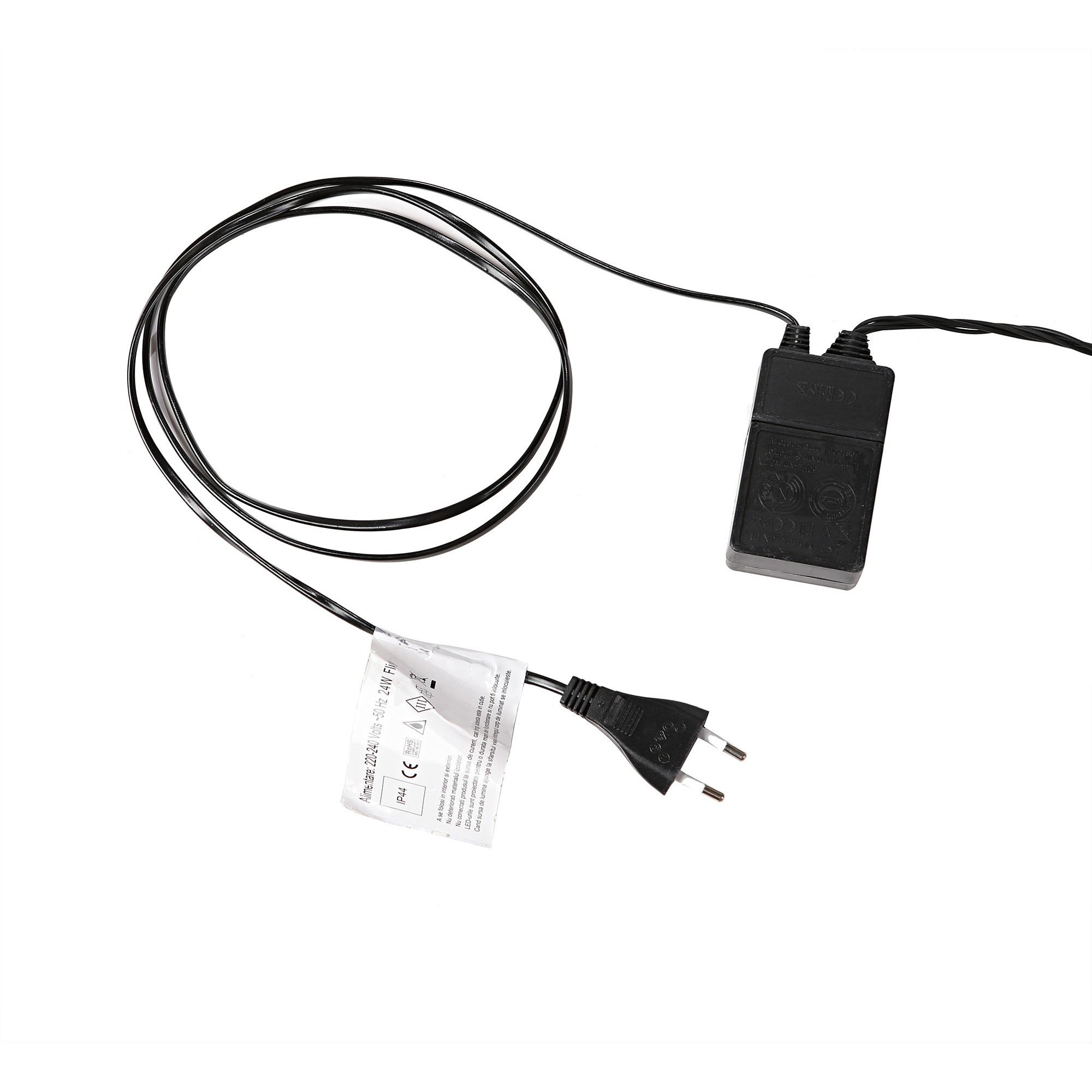 Instalatie de Craciun, Premium Flippy®, Tip Liniara / Sirag, 50 m, 500 LED-uri Mari, Multicolor