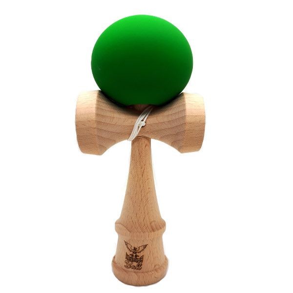 Kendama Ball Originala Lemn Fag Mat Grip Verde