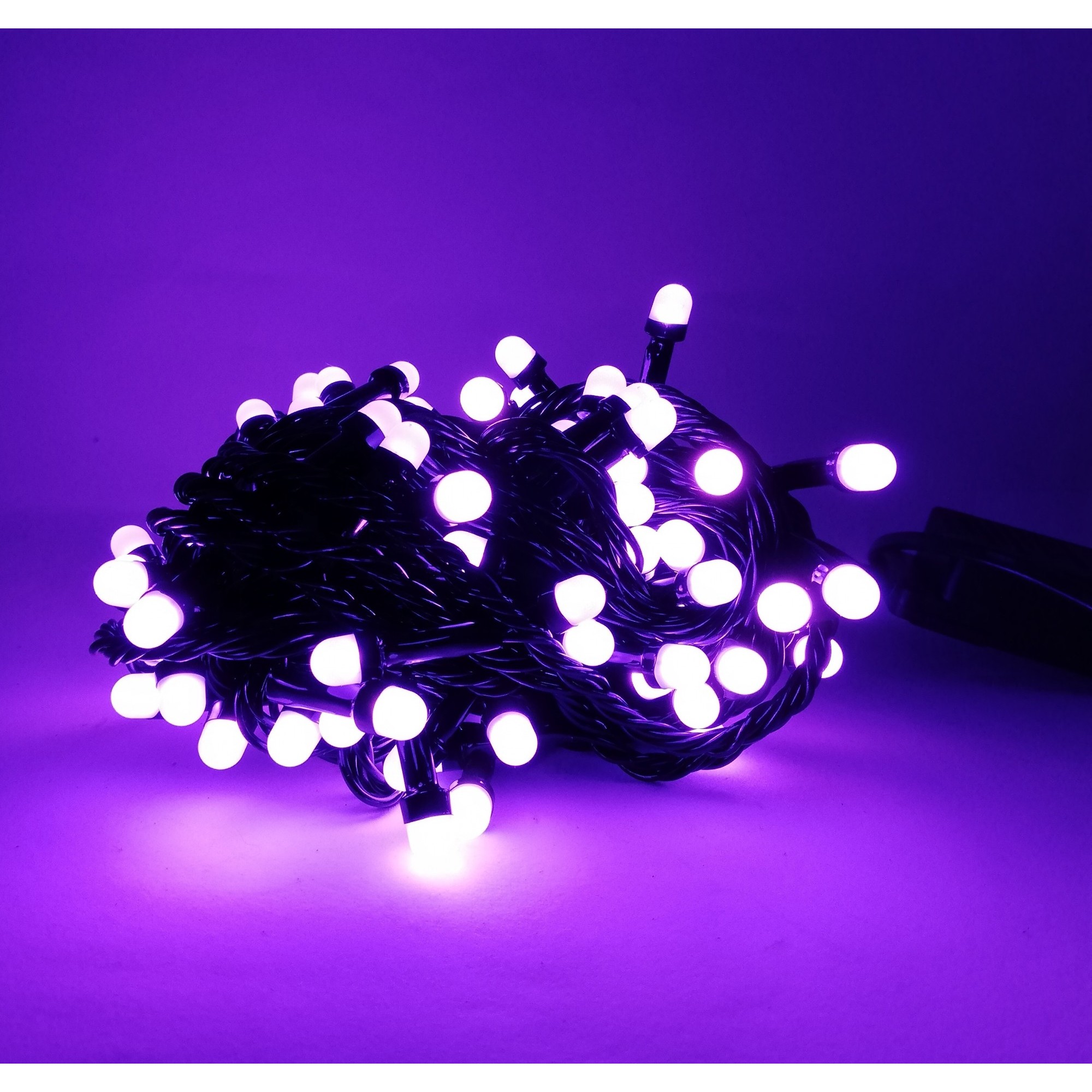 Instalatie de Craciun Tip Sir 9 m 80 LED -uri Leduri Mari Violet